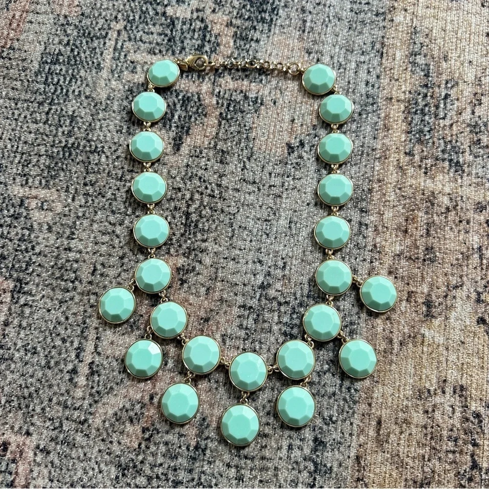 Banana Republic Teal Turquoise Bead Necklace
